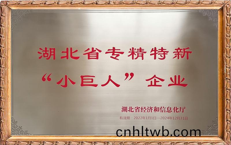 湖(hu)北(bei)省專精特新(xin)“小巨(ju)人(ren)”企(qi)業(ye)